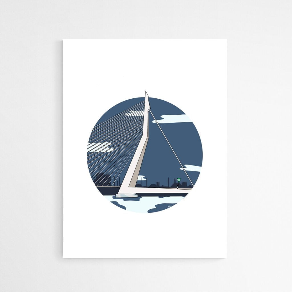 Poster | Erasmusbrug | Rotterdam