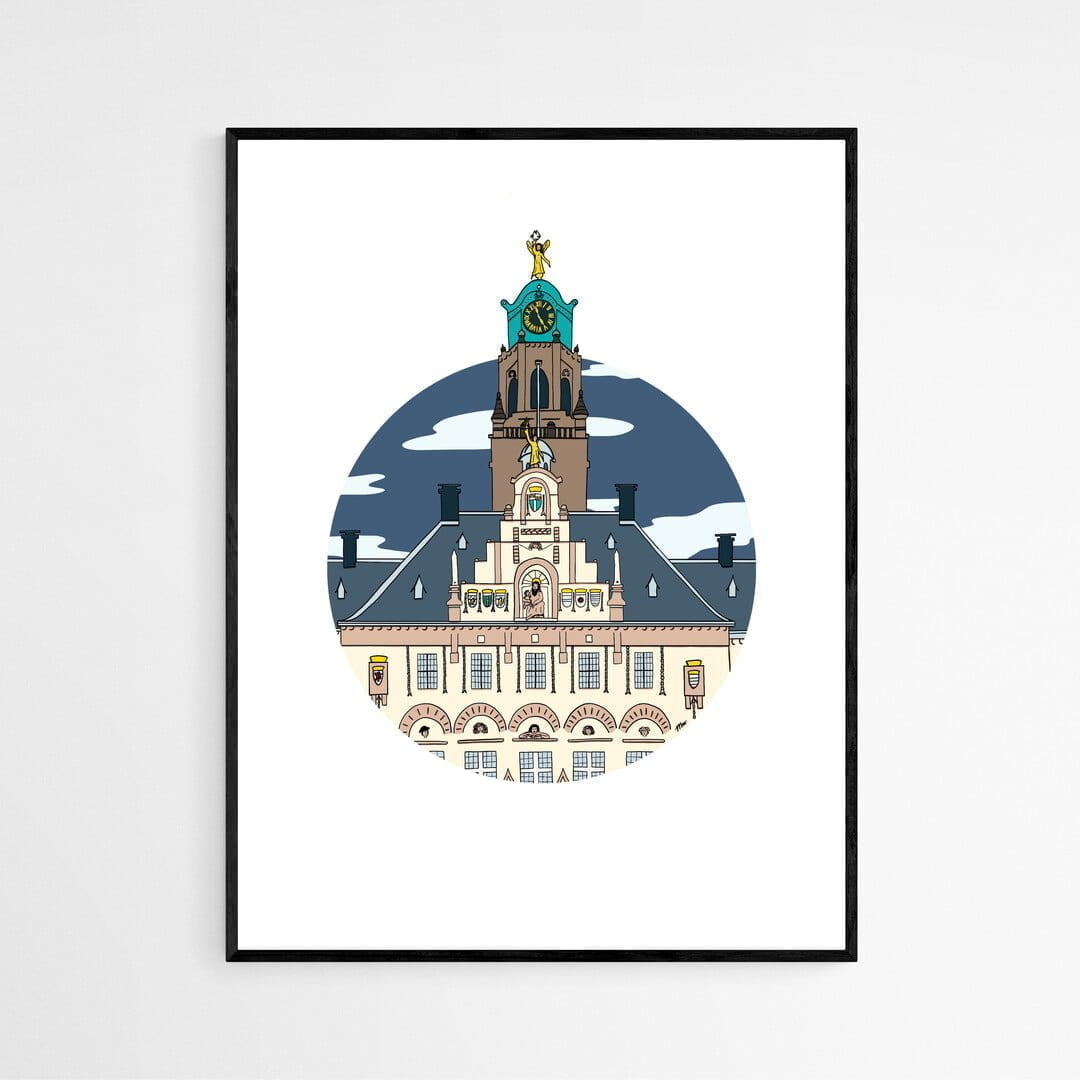 Het Stadhuis 1 Het Stadhuis Rotterdam | Poster