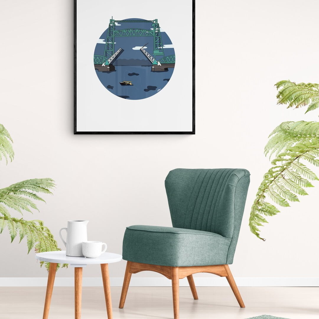 De Hef - Rotterdam 2 Poster aan de muur | De Hef | Rotterdam