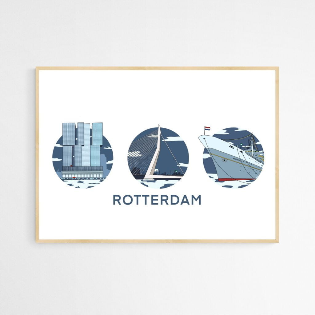 Poster | Rotterdam | Moderne Mix