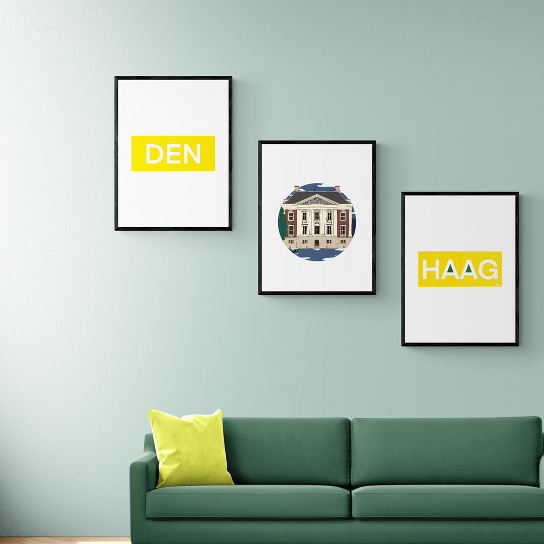 Den Haag Letter Print 2 Den Haag | Typografie | Poster