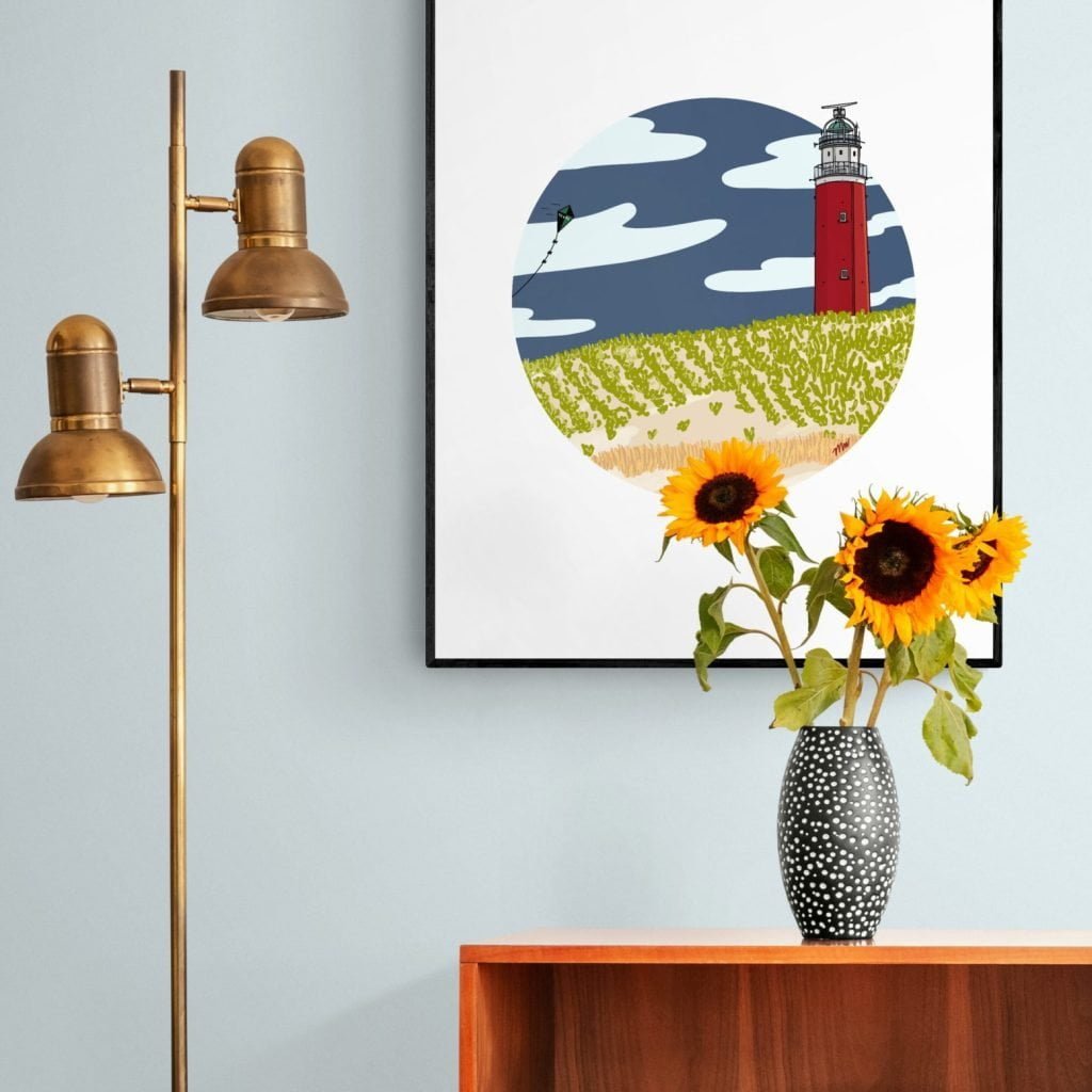 Vuurtoren Texel | art print | poster