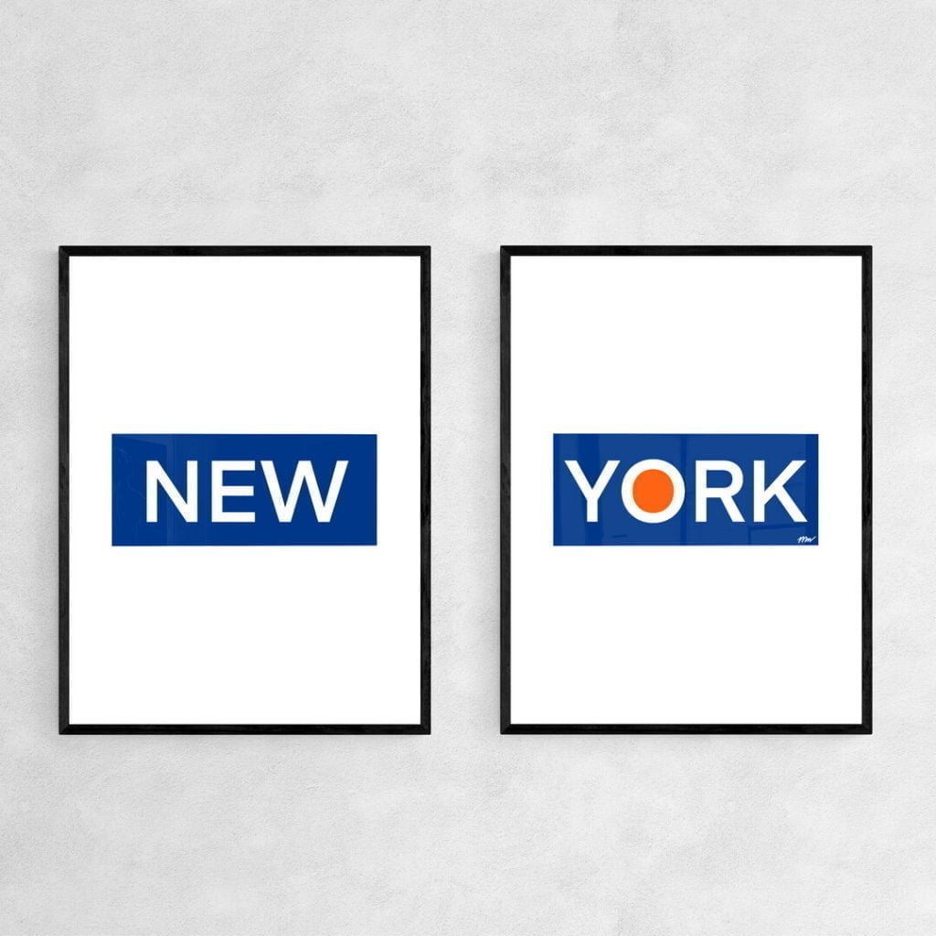 New York Letter Poster