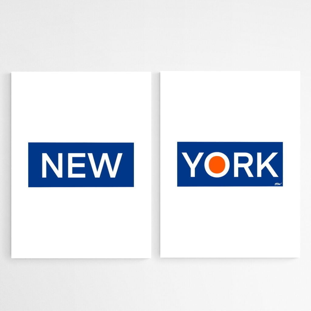 New York | Tekst | Poster