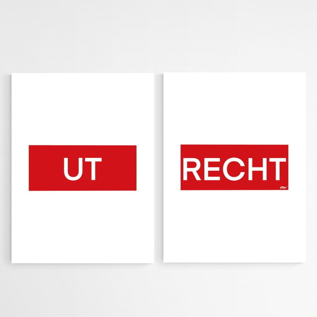 Utrecht Letter Poster