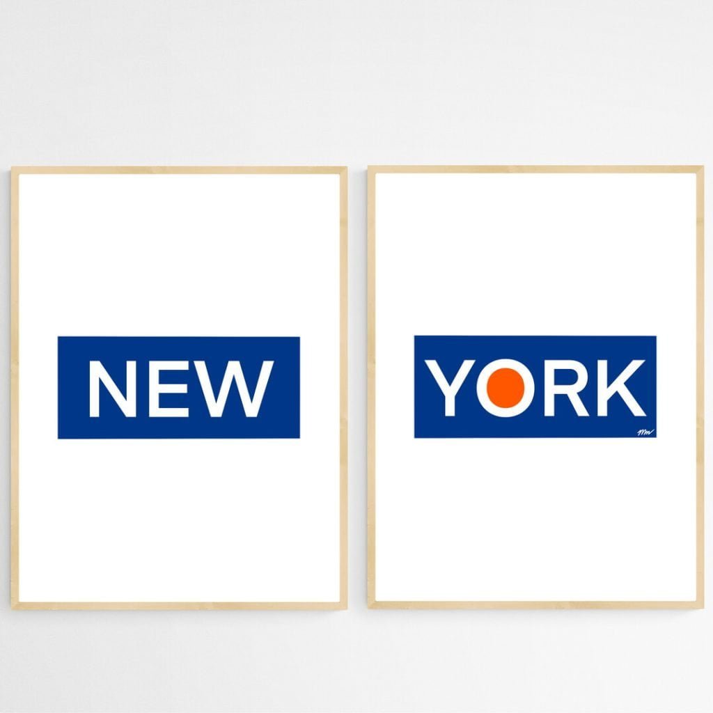 Poster | New York | Tekst