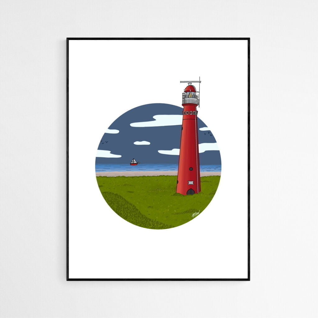 Vuurtoren Schiermonnikoog | art print