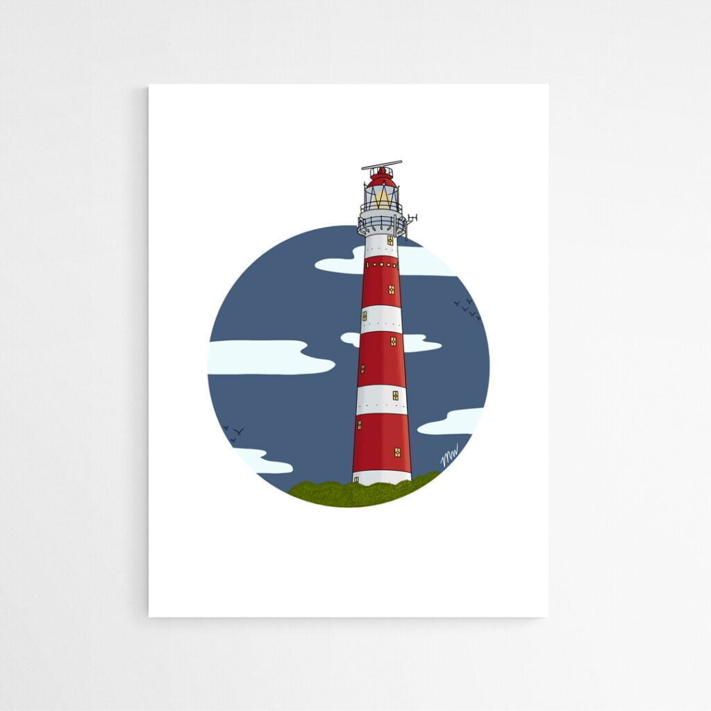 Poster | De Waddeneilanden | Ameland