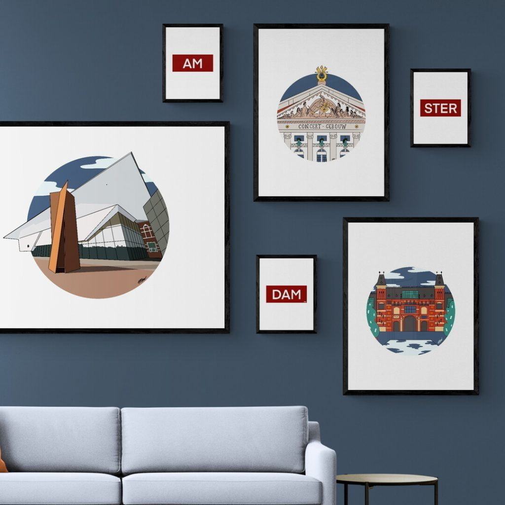 Stedelijk Museum | Concertgebouw | Rijksmuseum | Amsterdam | Posters