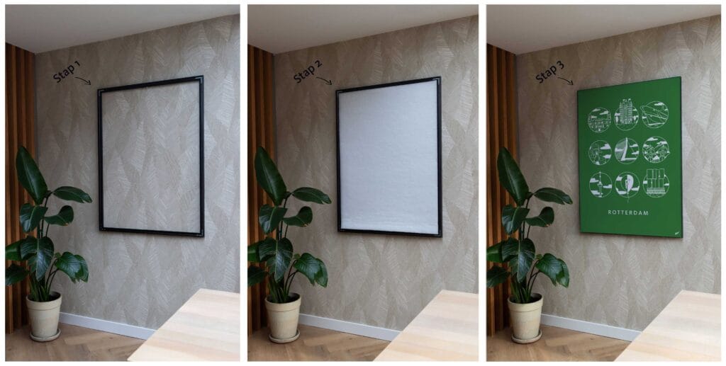 Art Prints voor bedrijven 6 Akoestisch doek aan de muur hoe werkt het