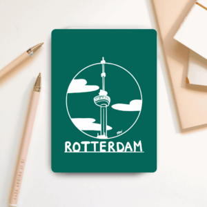 Afscheidscadeau collega 31 Wenskaart Rotterdam Euromast