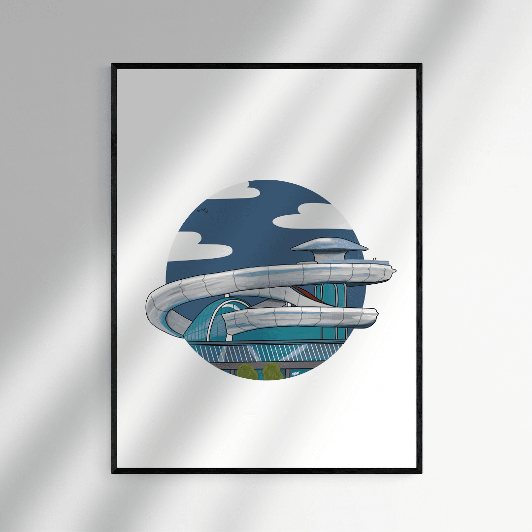 Fenix Museum 1 Fenix Rotterdam Poster zwarte lijst