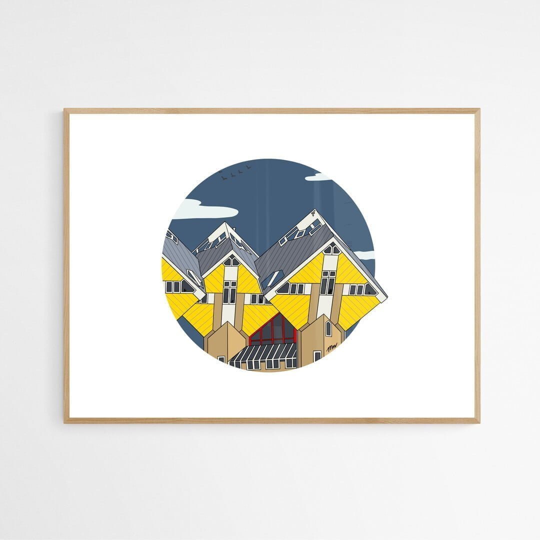 Kubuswoningen Rotterdam 3 Rotterdam Kubuswoningen poster